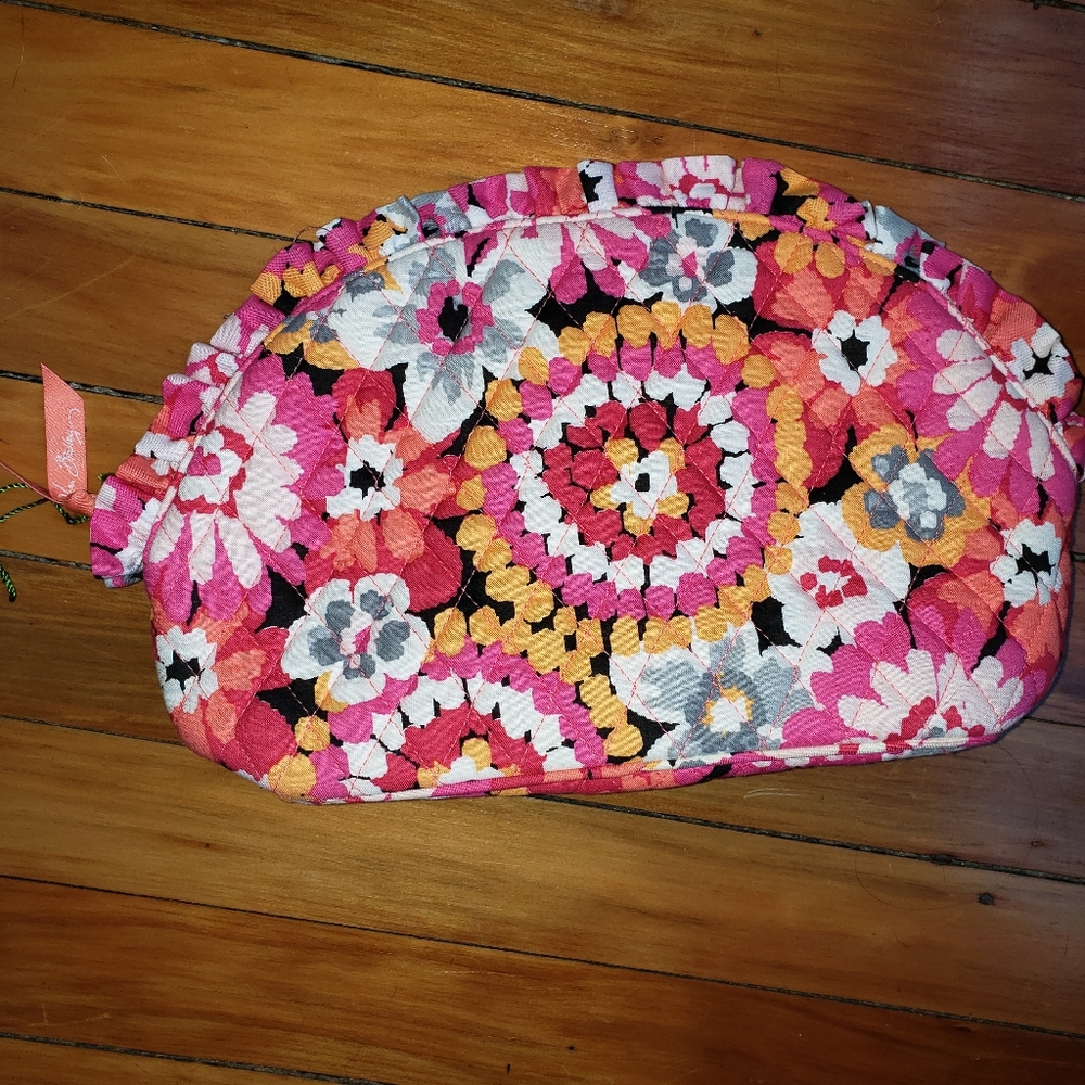 Vera Bradley floral lined pouch